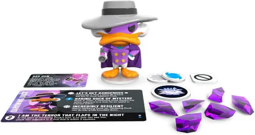 Vista 7 de Funkoverse El pato Darkwing 100 Expansion - Exclusiva de Funko Spring Convention.