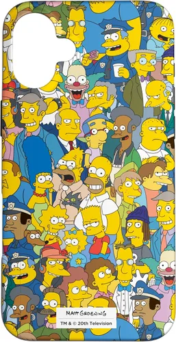 Vista 23 de The Simpsons Springfield Characters Print - Carcasa para iPhone 17