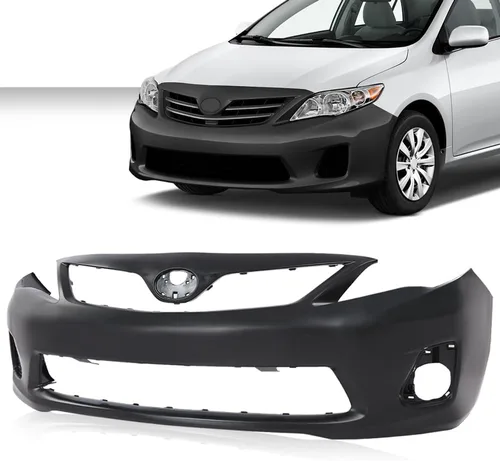 Vista 9 de GRAND ORANGE Cubierta de parachoques delantero imprimada compatible con Toyota Corolla Base CE L LE 2011 2012 2013 5211903901, TO1000372