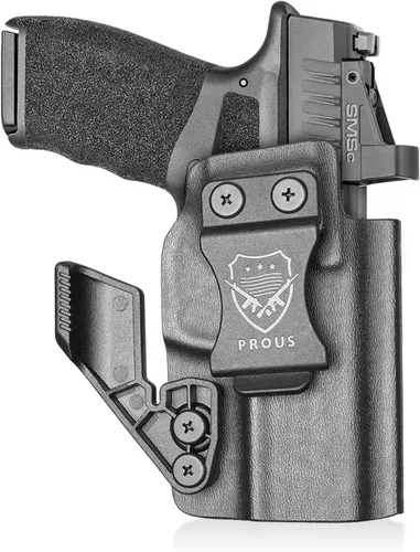 Vista 15 de PROUS Funda Kydex IWB Select para Echelon/Hellcat Pro/Hellcat, S&W Bodyguard 2.0/M&P 9/.40, Glock 17/19/43X MOS, Sig P365/P320 M17 M18, Taurus