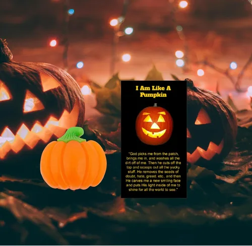Vista 7 de Biblebanz 38 juegos de tarjetas de felicitación de bolsillo con diseño de calabaza con forma de calabaza con forma de calabaza alternativas