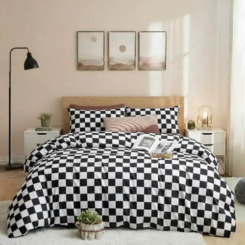 Vista 23 de Juego de edredón verde oliva, tamaño individual, color verde oscuro, juego de ropa de cama militar, suave y transpirable, ropa de cama minimalista