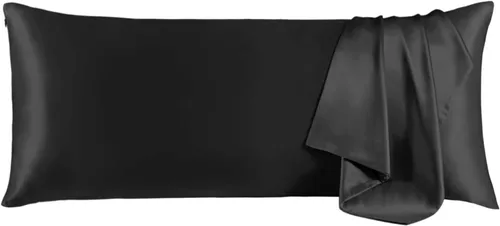 Vista 55 de THXSILK Funda de almohada 100% seda de morera para la salud del cabello y la piel, funda de almohada suave y lisa con cremallera oculta, ambos lados