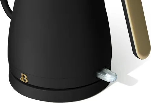 Vista 8 de Hervidor eléctrico de cuello de cisne de 1 litro, 1200 W, hervidor rápido con boquilla de vertido de precisión, interior de acero inoxidable