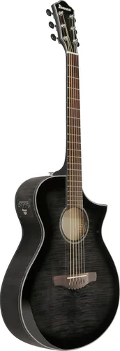 Vista 3 de Ibanez AEWC400 - Transparente Negro Sunburst Alto Brillo