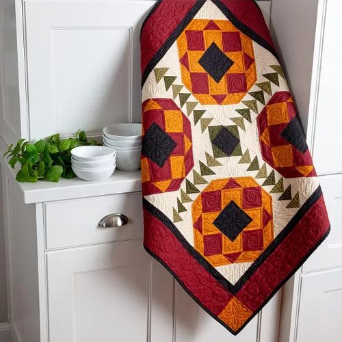 Vista 13 de Riley Blake Kit de proyecto de edredón del mes: diseños fáciles de hacer tú mismo para cada temporada, para acolchar, ropa, manualidades y Almohada