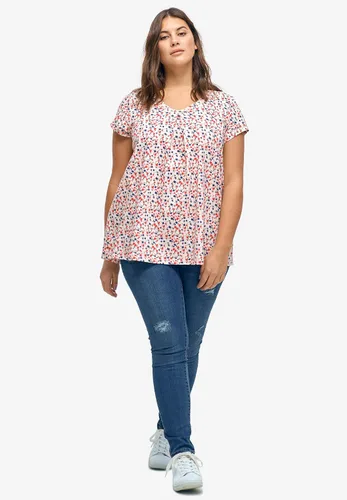 Vista 8 de Ellos Camiseta con cuello en V torcido en talla grande