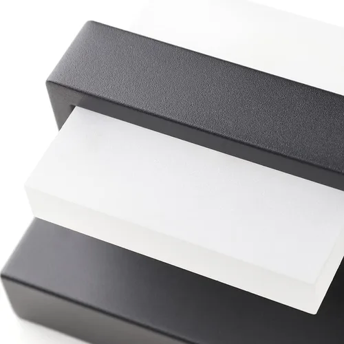 Vista 6 de SOLFART - 4 lámparas de iluminación de tocador modernas de color negro claro para baño, se ponen encima de un espejo contemporáneo, luces de pared
