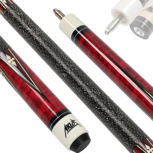 Vista 3 de AKLOT Pool Cue Sticks for Adults,Super Straightened Up 58'' 18 19 20 21oz Negro