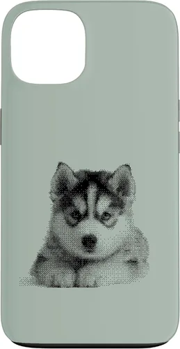 Vista 7 de Chic Husky Puppy - Funda para iPhone 16