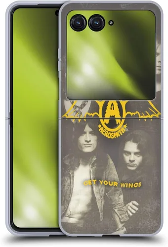 Vista 125 de Head Case Designs Officially Licensed Aerosmith Back in The Saddle Again Classics Gel Case [Military Grade Protection] Compatible with Moto E7