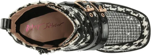 Vista 5 de Betsey Johnson Botines de algodón para mujer