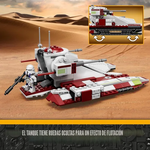 Vista 6 de Lego Star Wars Tanque de Combate Fighter de la República (75342)