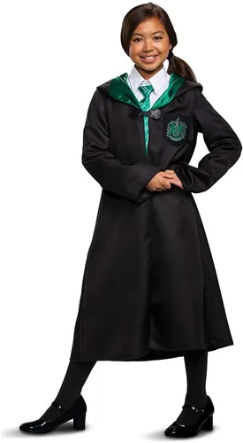 Vista 3 de Capa de Harry Potter, túnica oficial de Hogwarts Wizarding World, accesorio de vestir clásico para niños