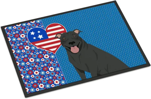 Vista 89 de Caroline's Treasures WDK5119JMAT Airedale Terrier USA - Tapete para interiores o exteriores, 24 x 36 pulgadas, tapete para puerta delantera