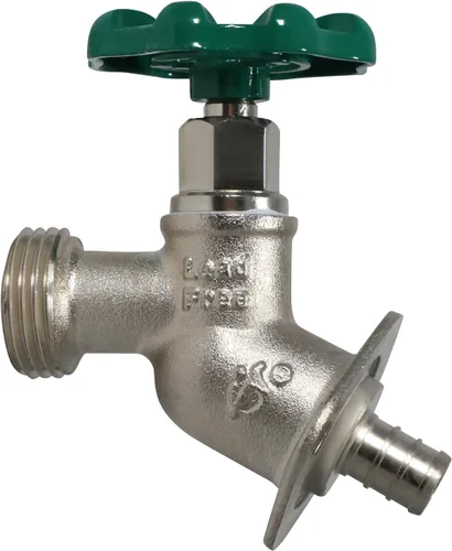 Vista 8 de XFITTING 1/2" hembra NPT x 3/4 GHT Sillcocks, GHT (manguera de jardín roscada) - latón 26-2-3 (1)