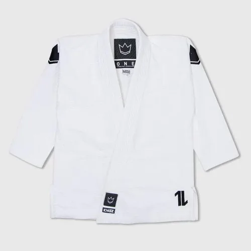 Vista 5 de KINGZ The One Brazilian Jiu Jitsu Gi - Kimono BJJ ligero y duradero para jóvenes - IBJJF Legal - 400gsm Pearl Weave Competition