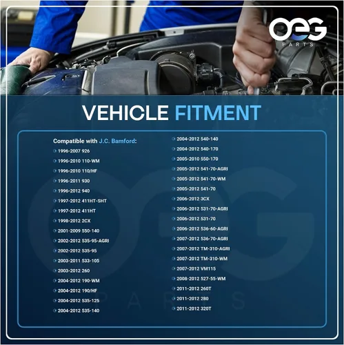 Vista 4 de OEG Parts Nuevo arrancador compatible con retroexcavadoras JCB 2CX 3CX CLL 4CX Loadalls 320/09022, 320/09032, 320/09035, 320/09144, 320/09346