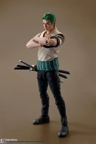 Vista 6 de TAMASHII NATIONS - Una serie de Netflix: One Piece - Figura de acción Roronoa Zoro S.H.Figuarts