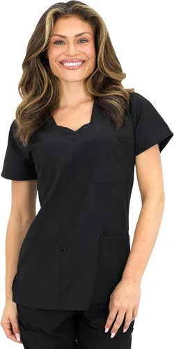 Vista 6 de Green Town GT 4FLEX - Conjunto deportivo de uniforme médico de enfermería para mujer (talla S a XL)