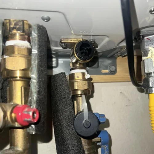 Vista 2 de H98-510-S - Conjunto de pantalla de entrada del calentador de agua sin tanque, para calentador de agua sin tanque Rinnai, para pantalla de filtro