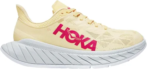 Vista 2 de HOKA ONE Carbon X 2 - Zapatos para mujer coral intensoiris negro Coral calienteIris negro