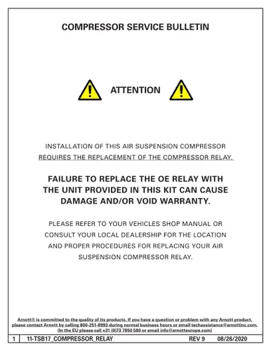 Vista 5 de Arnott - Compresor de suspensión neumática AMK- 14-20 Mercedes-Benz Clase S (W222) (P-3727)