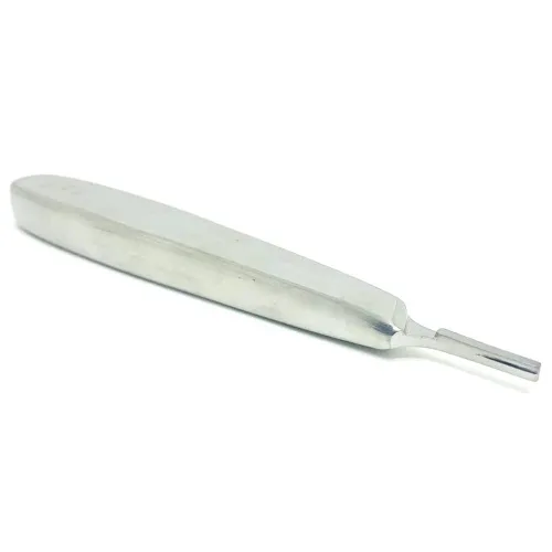 Vista 2 de 5 # Mango de hoja de acero inoxidable Bard-Parker Mango redondo 5.315 in
