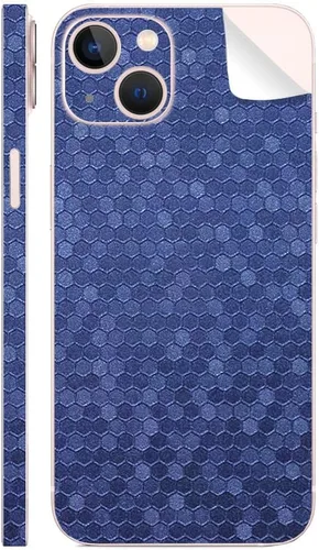 Vista 73 de SopiGuard Adhesivo para iPhone 15 Plus 6.7" Full Body Wrap Precision Edge-to-Edge (azul cepillado)