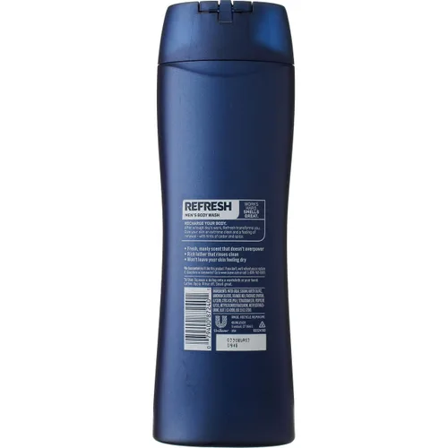 Vista 2 de Suave Gel de baño para hombre, refrescante, 12 onzas líquidas (paquete de 6)