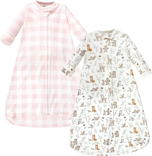 Vista 47 de Hudson Baby Saco de dormir unisex de algodón con manga larga para bebé, saco, manta