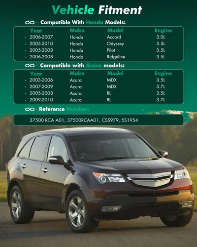 Vista 3 de SCITOO Sensor de posición del cigüeñal para Acura para MDX 2003 2004 2005 2006 2007 2008 2009 para Acura para RL 2005 2006 2007 2008 2009 2010
