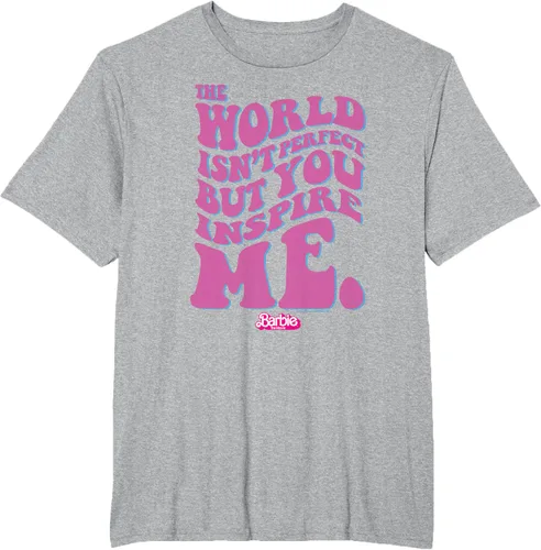 Vista 39 de Barbie Camiseta The Movie - You Inspire Me, Negro