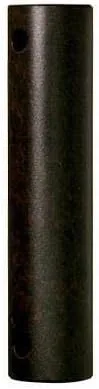 Vista 8 de Fanimation DR1SS-18BLW 18" Varilla descendente de acero inoxidable (1"): Negro