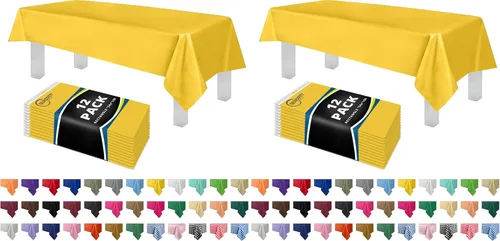 Vista 68 de Mantel de plástico de alta calidad - 54 in. x 108 pulgadas. Grandipity - Mantel rectangular (6 y 12 unidades), Agua (Aqua) Aqua Plastic table