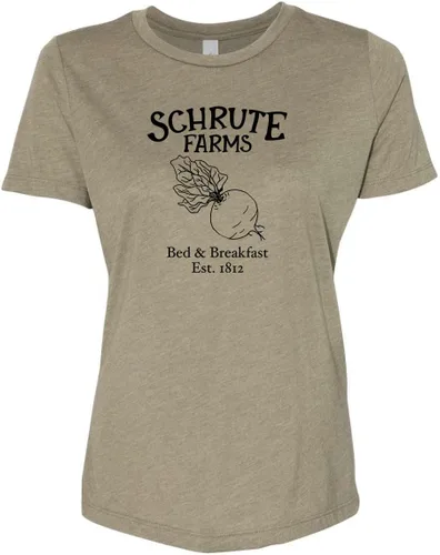 Vista 19 de Cute Women's Screen Printed Crew Neck Tee, Shirts With Sayings, Dusty Blue or Olive