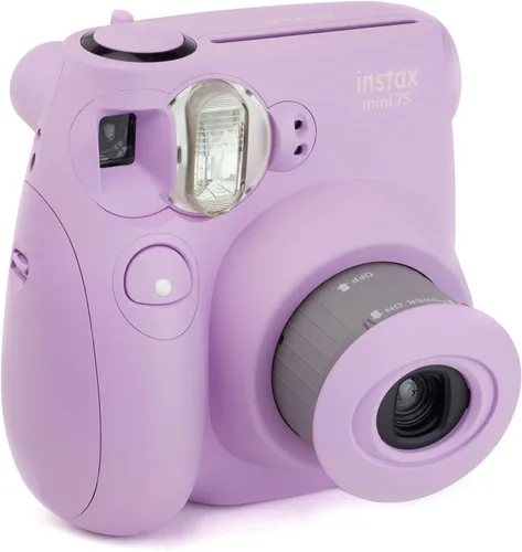 Vista 3 de Cámara de película instantánea Fujifilm Instax Mini 7S color lavanda (Renovada)