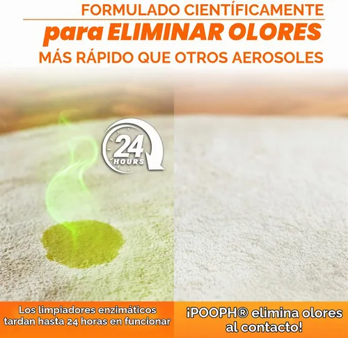 Vista 5 de POOPH Spray eliminador de olores para gatos, 32 onzas, paquete de 2