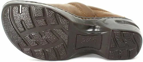 Vista 5 de b.o.c. Zuecos de piel para mujer
