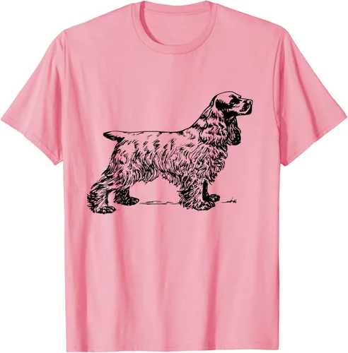 Vista 37 de Cocker Spaniel - Camiseta para perro Cocker Spaniel, gris, S Asfalto