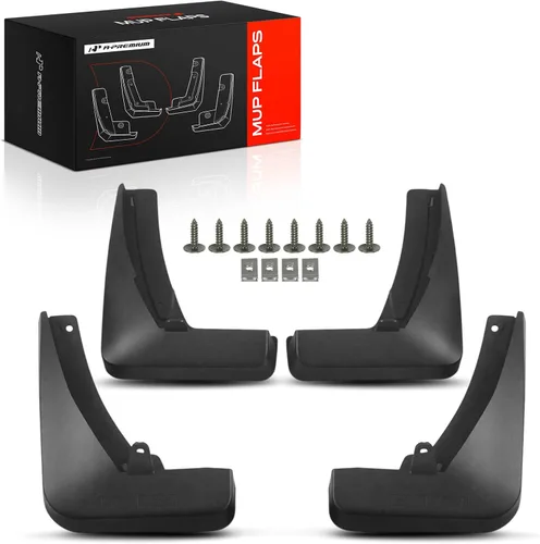 Vista 14 de A-Premium Juego de 4 protectores contra salpicaduras de barro compatibles con Cadillac XT4 2019-2020, Sport Utility de 4 puertas, con accesorios