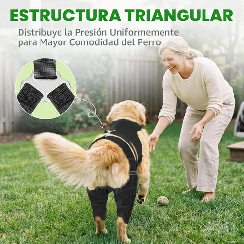 Vista 5 de Rodilleras para perro para soporte de pierna trasera, soporte ACL/CCL
