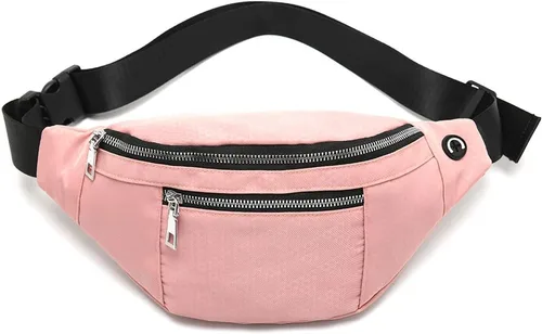 Vista 8 de Fanny Pack for Men Women - Water Resistant Fashion Waist Bag Pack with Adjustable Strap for Travel Hiking Running Outdoor Sports.
