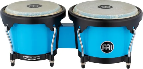 Vista 24 de Meinl Percussion HB100SNT-M bongós de madera natural de 6 3/4 y 8 pulgadas, Negro Bongos de carcasa sintética duradera profesional para adultos