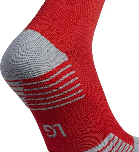 Vista 5 de adidas Copa Zone Cushion 4 - Calcetines de fútbol (1 par) para hombres, mujeres, niños y niñas, team power rojoblanco