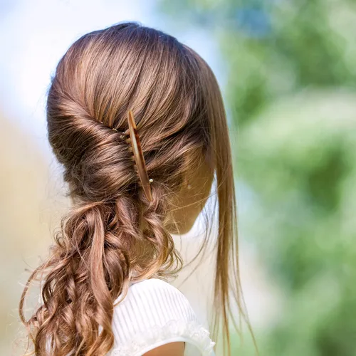 Vista 4 de 20 piezas de 7 dientes, estilo francés, peine giratorio de plástico, accesorios para el cabello para mujeres (negro y marrón)