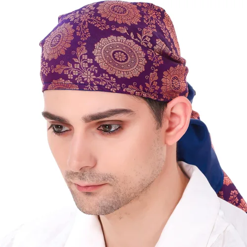 Vista 15 de ThePirateDressing Pirate Medieval Renaissance Halloween Costume Linen Triangle Bandana