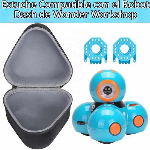 Vista 3 de co2CREA Estuche de viaje duro de repuesto para Wonder Workshop Dash Robot