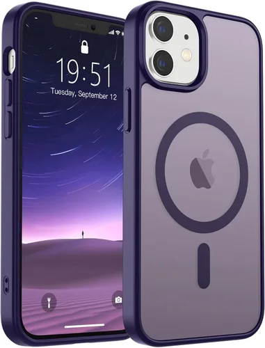 Vista 73 de SUPFINE Funda magnética para iPhone SE 2022 (3ª)/2020 (2ª), iPhone 8 (compatible con MagSafe) (protección contra caídas de grado militar), funda