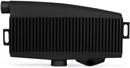 Vista 2 de Mishimoto MMTMIC-WRX-01BKBK Intercooler de montaje superior compatible con Subaru WRX/STI 2001-2007 negro, negro